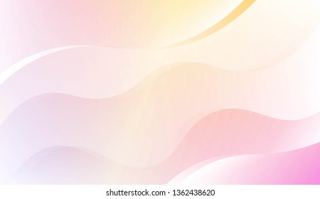 Template Abstract Background With Curves Lines. Design For Cover Page, Poster, Banner Of Websites. Vector Illustration with Color Gradient