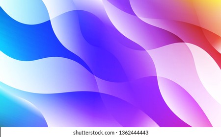 Template Abstract Background With Curves Lines. Design For Cover Page, Poster, Banner Of Websites. Vector Illustration with Color Gradient