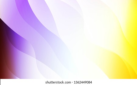 Template Abstract Background With Curves Lines. For Cover Page, Landing Page, Banner. Vector Illustration with Color Gradient