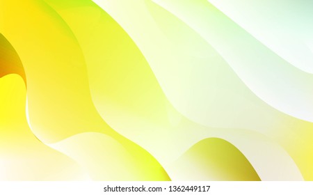 Template Abstract Background With Curves Lines. For Cover Page, Landing Page, Banner. Vector Illustration with Color Gradient
