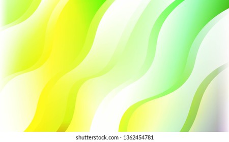 Template Abstract Background With Curves Lines. For Cover Page, Landing Page, Banner. Vector Illustration with Color Gradient