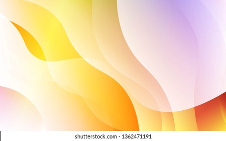 Template Abstract Background With Curves Lines. Design For Cover Page, Poster, Banner Of Websites. Vector Illustration with Color Gradient
