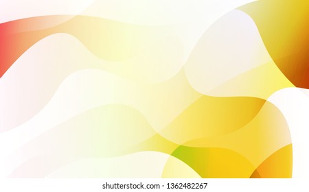 Template Abstract Background With Curves Lines. For Cover Page, Landing Page, Banner. Vector Illustration with Color Gradient