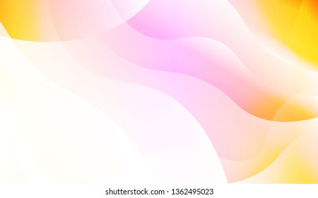 Template Abstract Background With Curves Lines. For Cover Page, Landing Page, Banner. Vector Illustration with Color Gradient