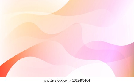 Template Abstract Background With Curves Lines. Design For Cover Page, Poster, Banner Of Websites. Vector Illustration with Color Gradient