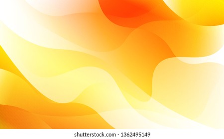 Template Abstract Background With Curves Lines. For Cover Page, Landing Page, Banner. Vector Illustration with Color Gradient