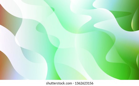 Template Abstract Background With Curves Lines. Design For Cover Page, Poster, Banner Of Websites. Vector Illustration with Color Gradient