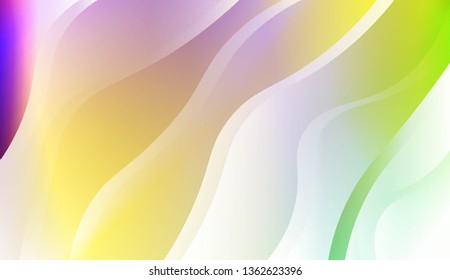 Template Abstract Background With Curves Lines. Design For Cover Page, Poster, Banner Of Websites. Vector Illustration with Color Gradient