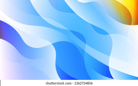 Template Abstract Background With Curves Lines. Design For Cover Page, Poster, Banner Of Websites. Vector Illustration with Color Gradient