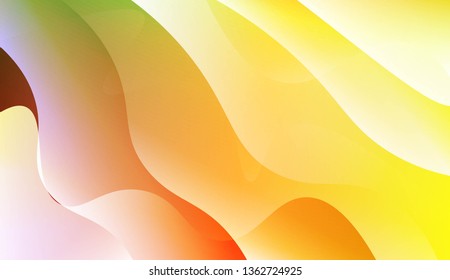 Template Abstract Background With Curves Lines. Design For Cover Page, Poster, Banner Of Websites. Vector Illustration with Color Gradient