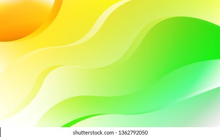 Template Abstract Background With Curves Lines. Design For Cover Page, Poster, Banner Of Websites. Vector Illustration with Color Gradient