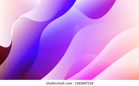 Template Abstract Background With Curves Lines. Design For Cover Page, Poster, Banner Of Websites. Vector Illustration with Color Gradient
