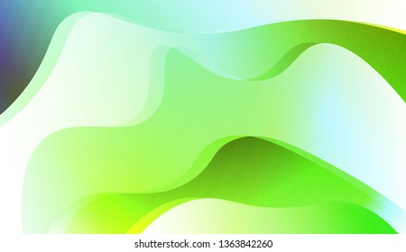 Template Abstract Background With Curves Lines. Design For Cover Page, Poster, Banner Of Websites. Vector Illustration with Color Gradient