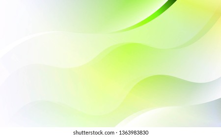 Template Abstract Background With Curves Lines. For Cover Page, Landing Page, Banner. Vector Illustration with Color Gradient