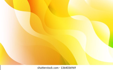 Template Abstract Background With Curves Lines. For Cover Page, Landing Page, Banner. Vector Illustration with Color Gradient