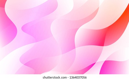 Template Abstract Background With Curves Lines. Design For Cover Page, Poster, Banner Of Websites. Vector Illustration with Color Gradient