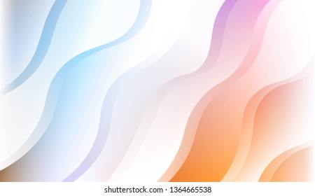 Template Abstract Background With Curves Lines. Design For Cover Page, Poster, Banner Of Websites. Vector Illustration with Color Gradient