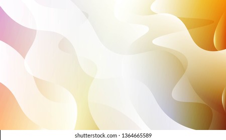 Template Abstract Background With Curves Lines. Design For Cover Page, Poster, Banner Of Websites. Vector Illustration with Color Gradient