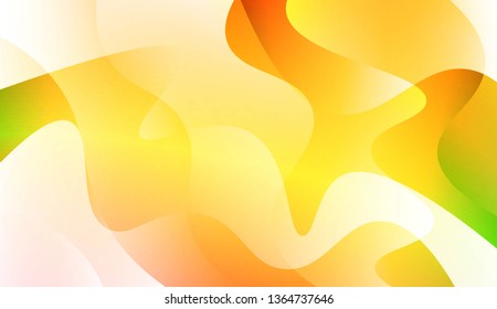 Template Abstract Background With Curves Lines. Design For Cover Page, Poster, Banner Of Websites. Vector Illustration with Color Gradient