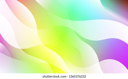 Template Abstract Background With Curves Lines. Design For Cover Page, Poster, Banner Of Websites. Vector Illustration with Color Gradient