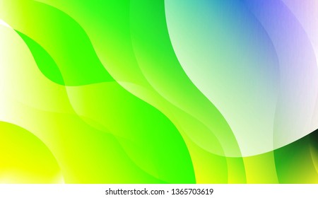 Template Abstract Background With Curves Lines. Design For Cover Page, Poster, Banner Of Websites. Vector Illustration with Color Gradient