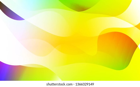 Template Abstract Background With Curves Lines. Design For Cover Page, Poster, Banner Of Websites. Vector Illustration with Color Gradient