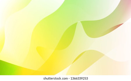 Template Abstract Background With Curves Lines. Design For Cover Page, Poster, Banner Of Websites. Vector Illustration with Color Gradient