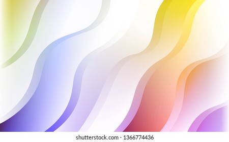 Template Abstract Background With Curves Lines. Design For Cover Page, Poster, Banner Of Websites. Vector Illustration with Color Gradient
