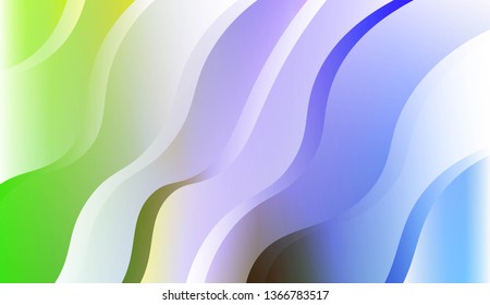 Template Abstract Background With Curves Lines. Design For Cover Page, Poster, Banner Of Websites. Vector Illustration with Color Gradient