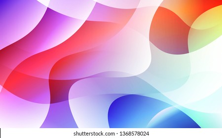 Template Abstract Background With Curves Lines, Wave Shape. For Business Presentation Wallpaper, Flyer, Cover. Vector Illustration with Color Gradient