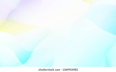 Template Abstract Background With Curves Lines, Wave Shape. Modern Screen Gradient Design. For Greeting Card, Flyer, Poster, Brochure, Banner Calendar. Vector Illustration