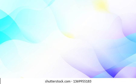 Template Abstract Background With Curves Lines, Wave Shape. Modern Screen Gradient Design. For Greeting Card, Flyer, Poster, Brochure, Banner Calendar. Vector Illustration