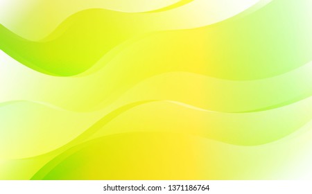 Template Abstract Background With Curves Lines. Design For Cover Page, Poster, Banner Of Websites. Vector Illustration with Color Gradient