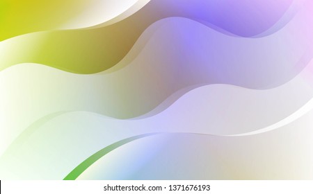 Template Abstract Background With Curves Lines. Design For Cover Page, Poster, Banner Of Websites. Vector Illustration with Color Gradient