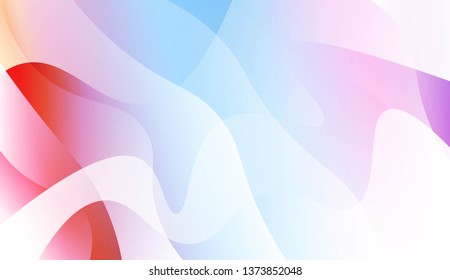 Template Abstract Background With Curves Lines, Wave Shape. For Business Presentation Wallpaper, Flyer, Cover. Vector Illustration with Color Gradient