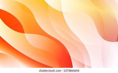 Template Abstract Background With Curves Lines, Wave Shape. For Business Presentation Wallpaper, Flyer, Cover. Vector Illustration with Color Gradient