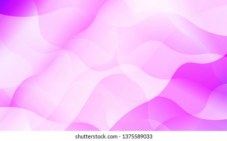 Template Abstract Background With Curves Lines, Wave Shape. Modern Screen Gradient Design. For Greeting Card, Flyer, Poster, Brochure, Banner Calendar. Vector Illustration