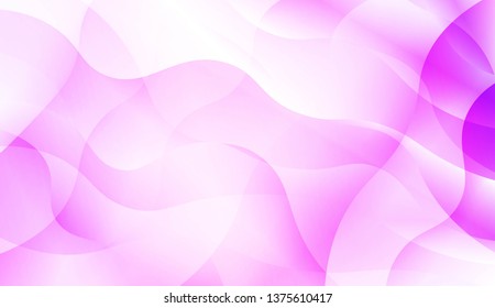 Template Abstract Background With Curves Lines, Wave Shape. Modern Screen Gradient Design. For Greeting Card, Flyer, Poster, Brochure, Banner Calendar. Vector Illustration