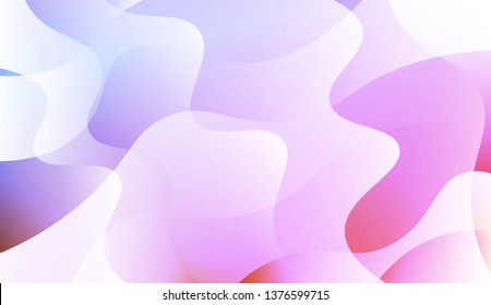 Template Abstract Background With Curves Lines, Wave Shape. For Business Presentation Wallpaper, Flyer, Cover. Vector Illustration with Color Gradient