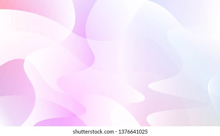 Template Abstract Background With Curves Lines, Wave Shape. For Business Presentation Wallpaper, Flyer, Cover. Vector Illustration with Color Gradient