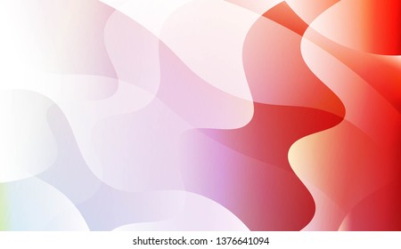 Template Abstract Background With Curves Lines, Wave Shape. For Business Presentation Wallpaper, Flyer, Cover. Vector Illustration with Color Gradient