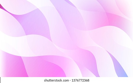 Template Abstract Background With Curves Lines, Wave Shape. For Business Presentation Wallpaper, Flyer, Cover. Vector Illustration with Color Gradient