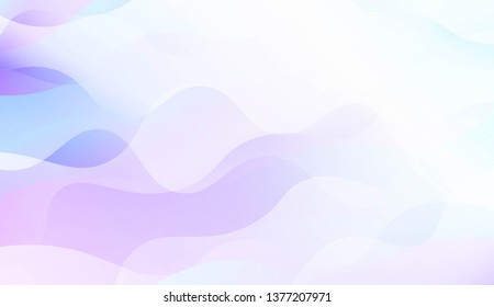 Template Abstract Background With Curves Lines, Wave Shape. Modern Screen Gradient Design. For Greeting Card, Flyer, Poster, Brochure, Banner Calendar. Vector Illustration