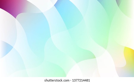 Template Abstract Background With Curves Lines, Wave Shape. For Business Presentation Wallpaper, Flyer, Cover. Vector Illustration with Color Gradient