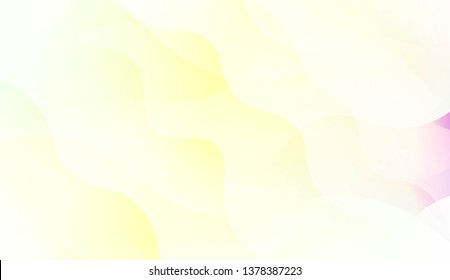 Template Abstract Background With Curves Lines, Wave Shape. Modern Screen Gradient Design. For Greeting Card, Flyer, Poster, Brochure, Banner Calendar. Vector Illustration