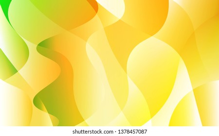 Template Abstract Background With Curves Lines, Wave Shape. For Business Presentation Wallpaper, Flyer, Cover. Vector Illustration with Color Gradient