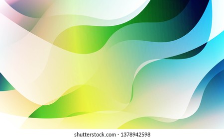 Template Abstract Background With Curves Lines, Wave Shape. For Business Presentation Wallpaper, Flyer, Cover. Vector Illustration with Color Gradient