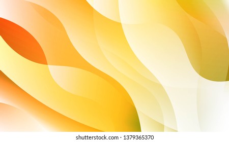 Template Abstract Background With Curves Lines, Wave Shape. For Business Presentation Wallpaper, Flyer, Cover. Vector Illustration with Color Gradient