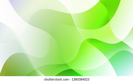 Template Abstract Background With Curves Lines, Wave Shape. For Business Presentation Wallpaper, Flyer, Cover. Vector Illustration with Color Gradient