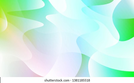 Template Abstract Background With Curves Lines, Wave Shape. For Business Presentation Wallpaper, Flyer, Cover. Vector Illustration with Color Gradient